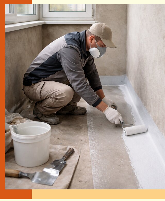 Утепление балкона жидкой теплоизоляцией в Балтийске